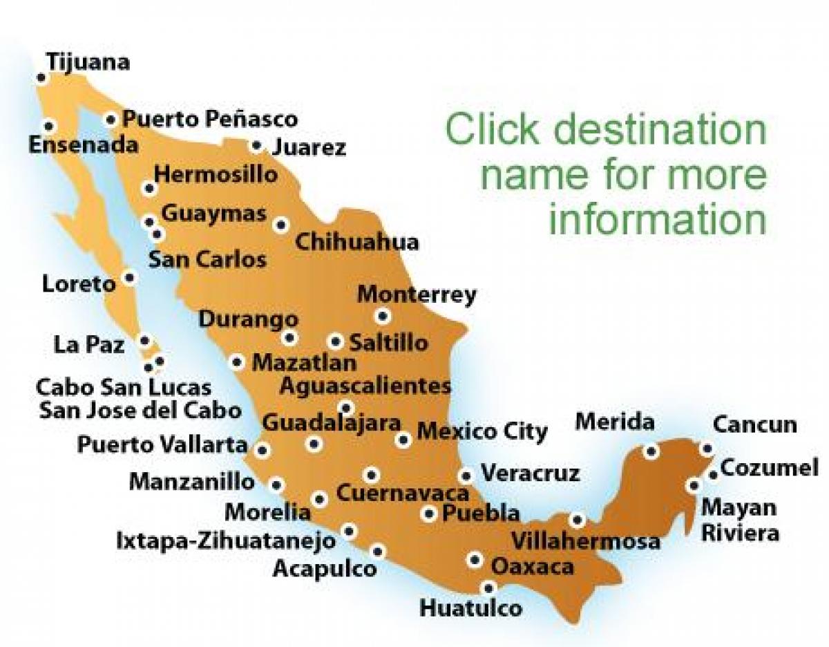 resorts nan Meksik kat jeyografik